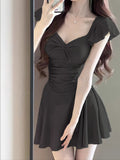 Wow New Edicula Body Thin Belly Conservative Student Dress Fresh Pure Swimsuit Female Bolisi 2546